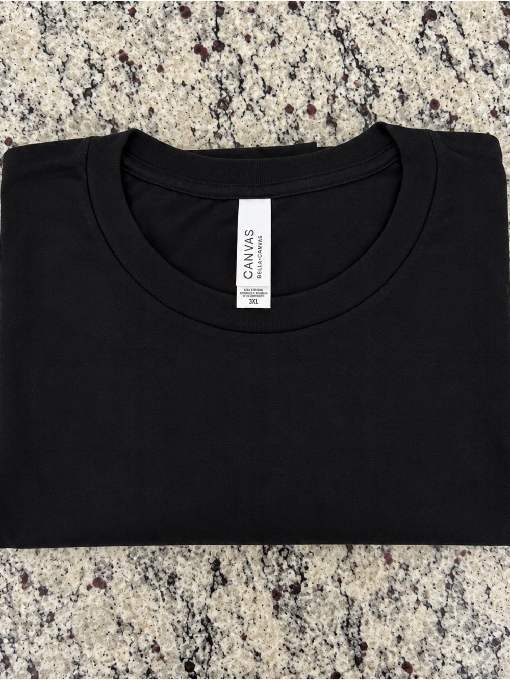 Bella+Canvas Unisex 3X Black Shirt NEW